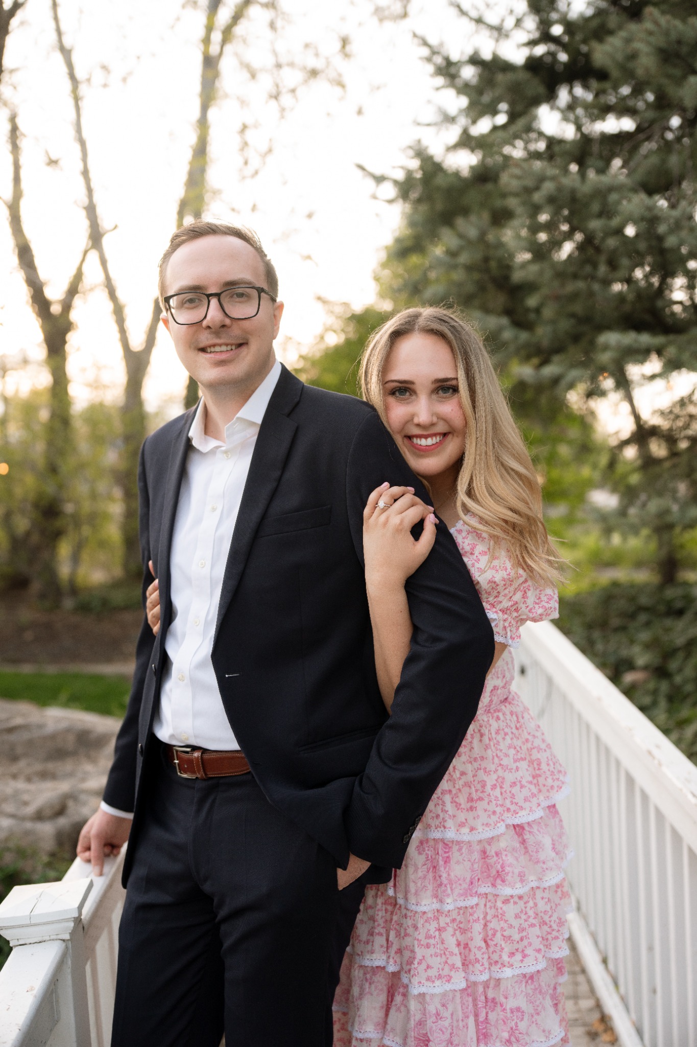 Ella and Benson formal portrait