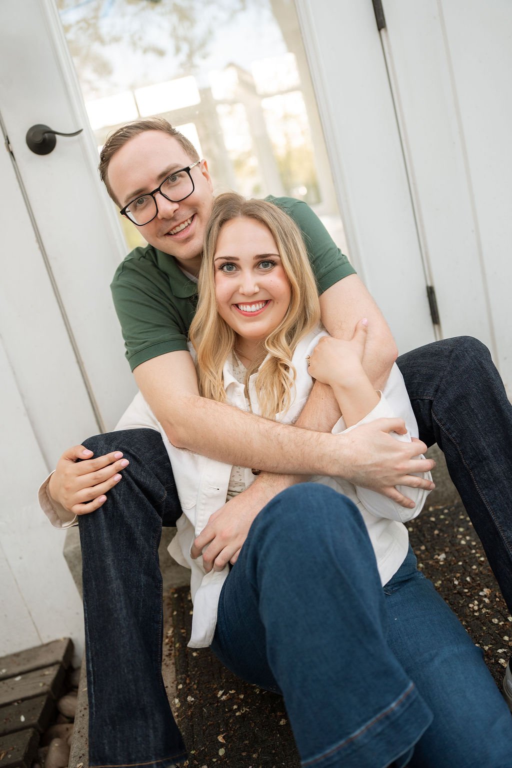 Ella and Benson indoor portrait